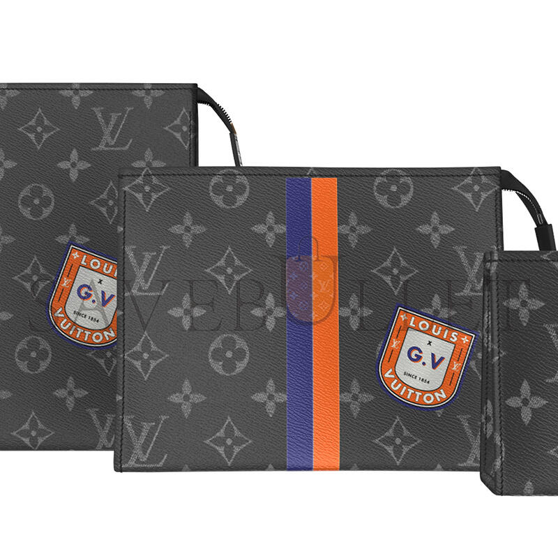 l0*is V*t0n trio toilet pouch mon monogram p01957 (25*20*6cm)